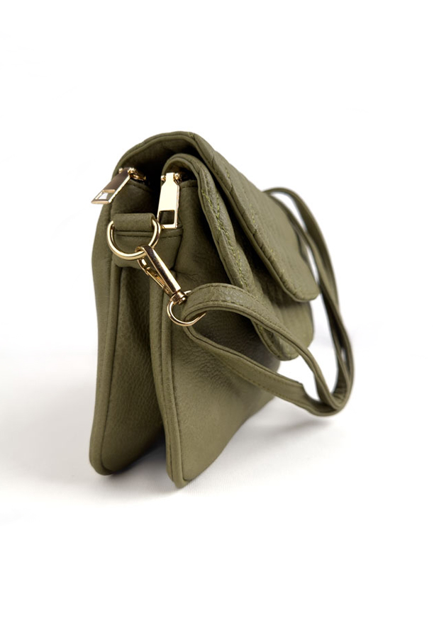 LIGHT GREEN TRENDY SIDE BAG